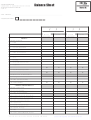 Form 4a - Balance Sheet - 2016