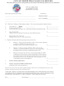 Monthly Sales Tax Reporting Form - North Pole, Alaska