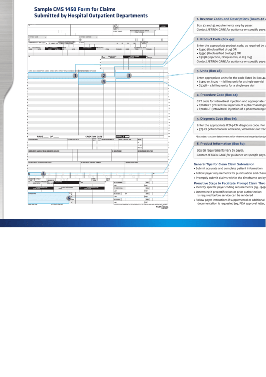 Top Cms 1450 Form Templates Free To Download In PDF Format