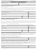 Form Cms-1696 - Appointment Of Representative Template