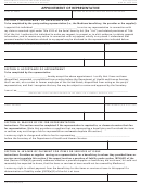 Form Cms-1696 - Appointment Of Representative