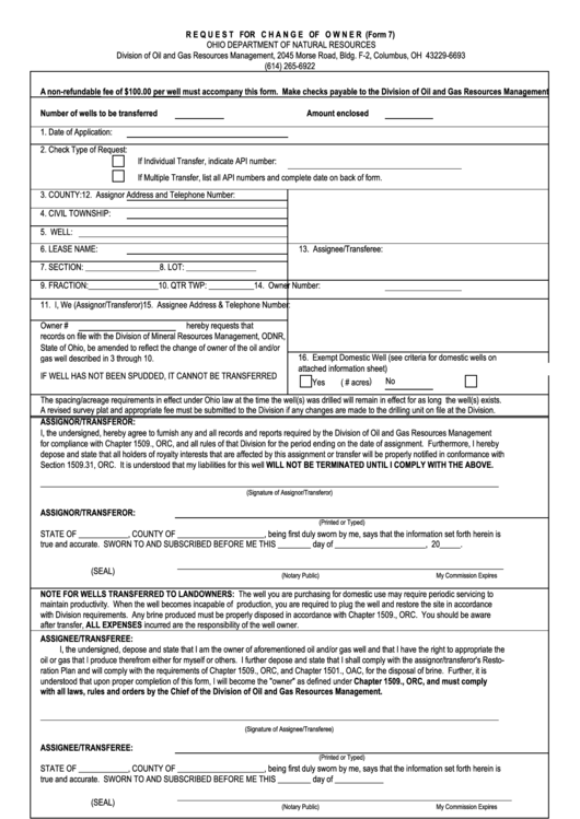 Top 5 Ohio Dnr Form Templates Free To Download In PDF Format