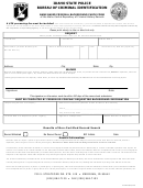 Name Based Criminal Background Check Form