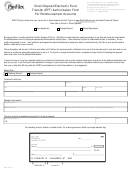 Direct Deposit Authorization Form