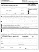 Form Eoir - 28 - Notice Of Entry Of Appearance As Attorney Or Representative Before The Immigration Court