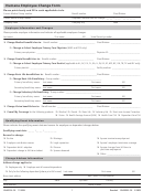 Form Gn-80124-Cg - Humana Employee Change Form - Levi And Associates Insurance Printable pdf