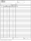 Ics 309-scco Ares/races Communications Log Template