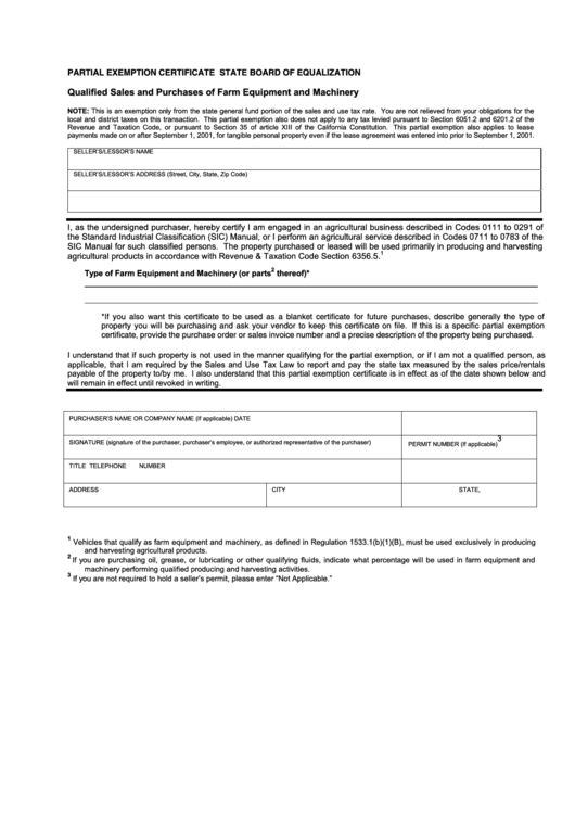 Partial Exemption Certificate - Guntert Steel Printable pdf