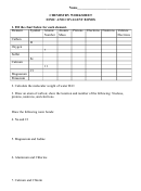 Ionic And Covalent Bonds Chemistry Worksheet