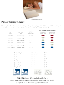 Pillow Sizing Chart