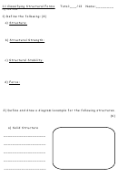 Classifying Structural Forms Worksheet