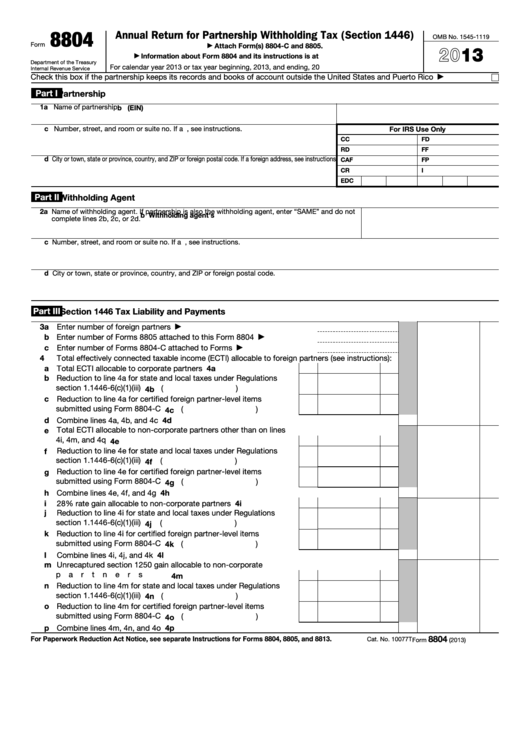 Fillable Annual Return For Partnership Withholding Tax printable pdf