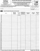 Schedule C (form 5500) - Service Provider And Trustee Information - 1988