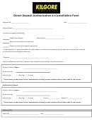 Direct Deposit Authorization Or Cancellation Form