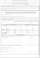 Form Sh-4 - Securities Transfer Form Printable pdf