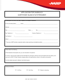 Aarp Rhode Island State President Application For Candicacy
