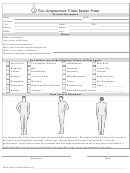 Tao Acupuncture Clinic Intake Form