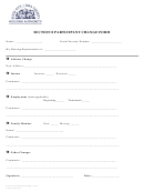 Section 8 Participant Change Form