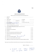 Indian Customs Declaration Form