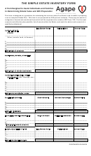 The Simple Estate Inventory Form