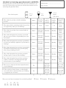 Alcohol Screening Questionnaire Template