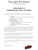 Farmington Auto Auction Cover Letter