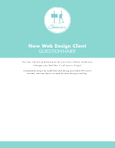 New Web Design Client Questionnaire