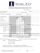 Commission Disbursement Authorization Form