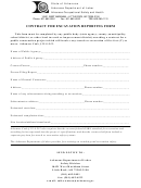 Contract For Excavation Reporting Form