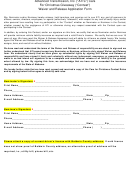 Waiver And Release Application Form