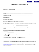 Child Care Request Form