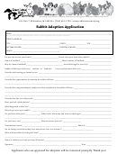Rabbit Adoption Application