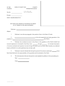 Petition For Order Authorizing Payment Of Attorney's Fee And Expenses