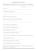 Guardianship Intake Form Printable pdf