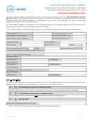 Fillable Youth Legal Information Form - Canada Printable pdf