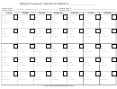 Epilepsy Tracking Calendar Template