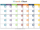 Vitamin Calendar Chart