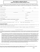 Our Father's Lutheran Church Health Evaluation/liability Release Form