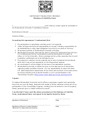 Participant Travel/study Program Release Of Liability Form