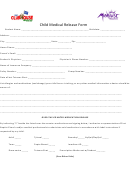 Child Medical Release Form