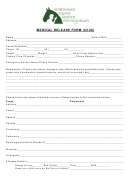 Medical Release Form (child)