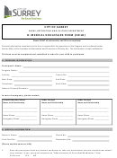 Form B: Medical Disclosure Form (child) - Parks, Recreation And Culture Department