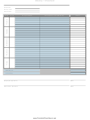 Weekly Timesheet Template - Monday-friday