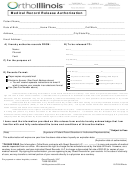 Medical Record Release Authorization