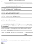 Form L-30a - Authorization Form To Release Confidential Information