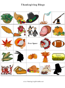 Thanksgiving Bingo Template