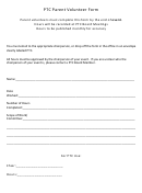 Ptc Parent Volunteer Form