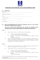 Hospis Malaysia Personal Data Access Request Form Printable pdf