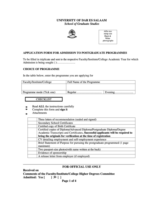 Job application in dar es salaam