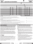 2013 Form 3885l - Depreciation And Amortization